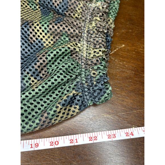 VTG 90s Tommy Hilfiger Camo Mesh Shirt and Shorts Set Size L - Picture 12 of 16